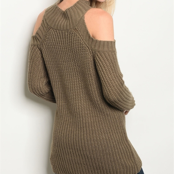 COCOA COLD SHOULDER TOP - Picture 3 of 3